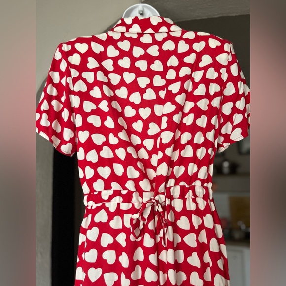 Vintage 80-90s maxi valentine dress-12 - Picture 8 of 11